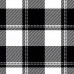 Solid Black with Black/White Plaid Pockets  - Wide Band