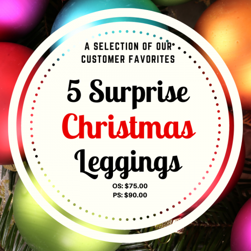 Surprise Christmas Bundle - 5 Adult Leggings