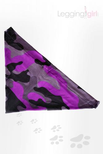Purple Camo  - Pet Bandana