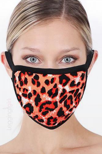 Leopard  mask - Orange